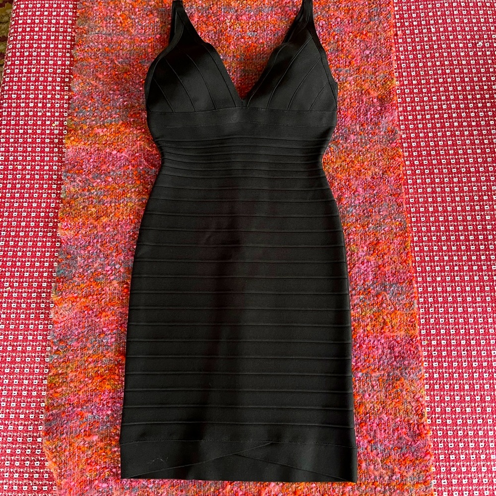 Herve Leger classic bandage black mini. Brand new never been worn.